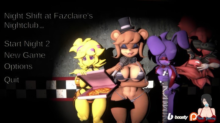 Gra porno Fnaf, w której Twoje ulubione postacie z kreskówek pokazują wyraźne sceny ruchania