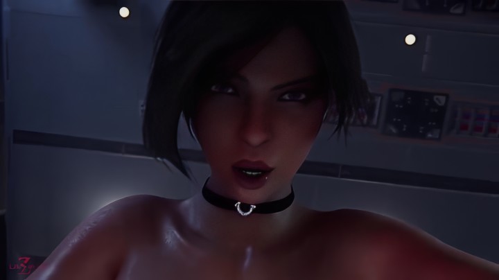 Ada Wong z Resident Evil w końcu zdecydowała się pieprzyć z Leonem i wzięła jego kutasa w bardzo mokrą szczelinę