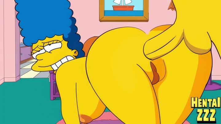 Homer z „Simpsonów” był naprawdę podekscytowany i zerżnął soczystą Marge w odbyt