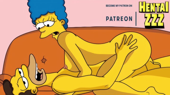 Marge Simpson zdradza męża - zostaje zerżnięta przez sąsiada